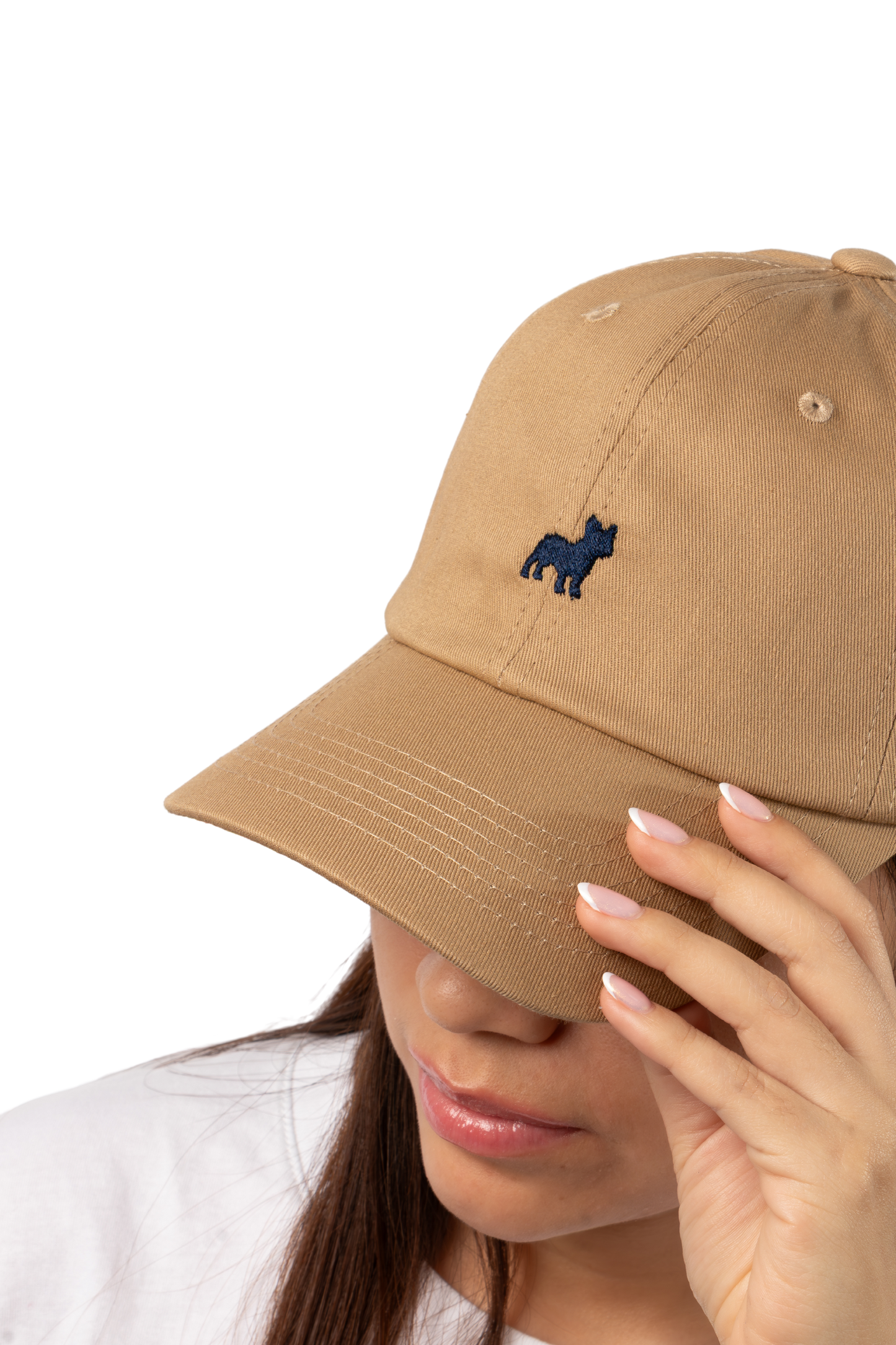 Gorra Bulldog Beige Bordada | Teil