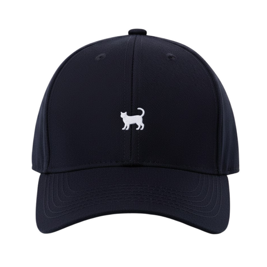 Gorra Azul Gato Blanco Bordada | Teil