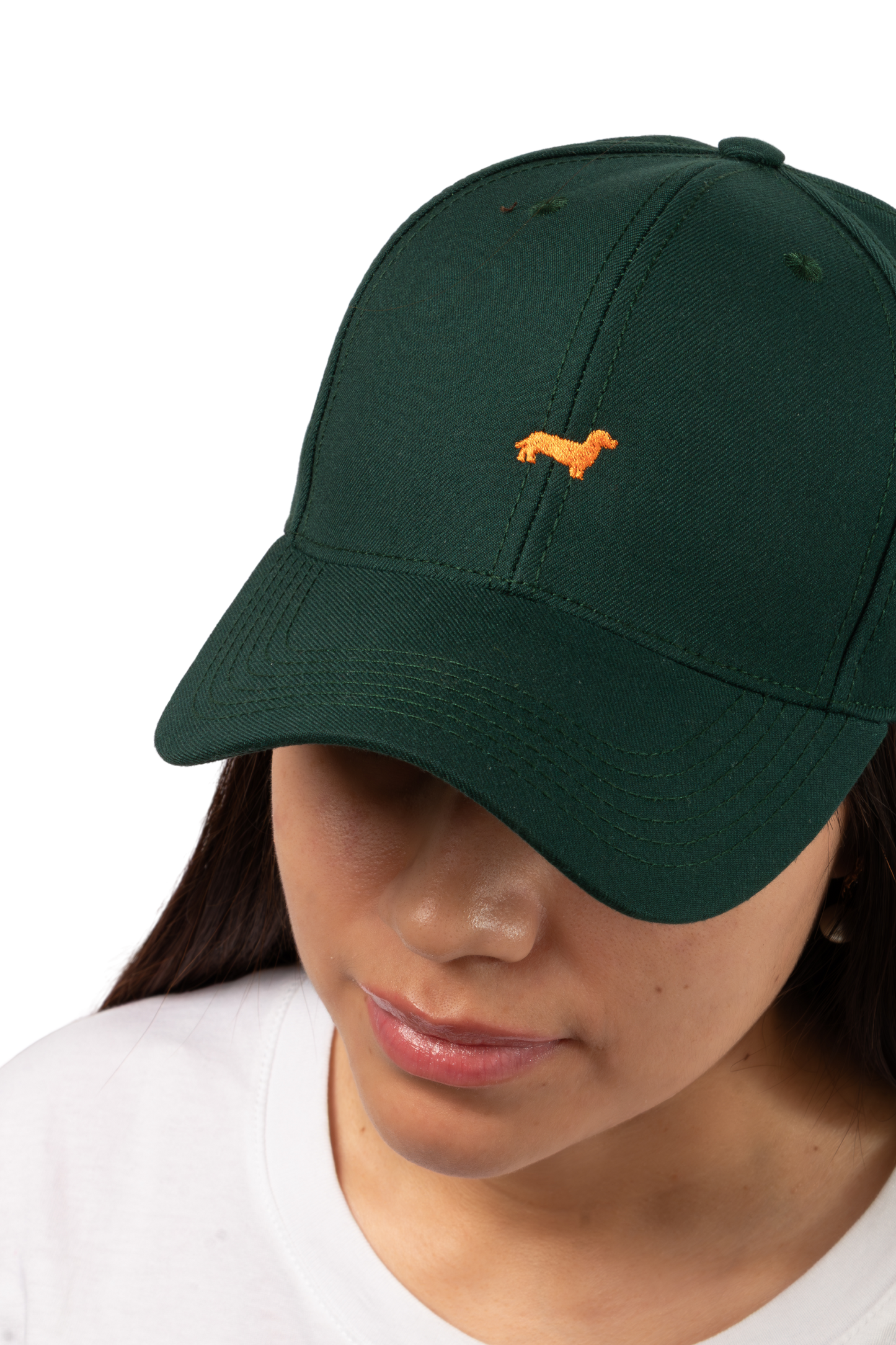 Gorra Dachshund Verde Bordada | Teil