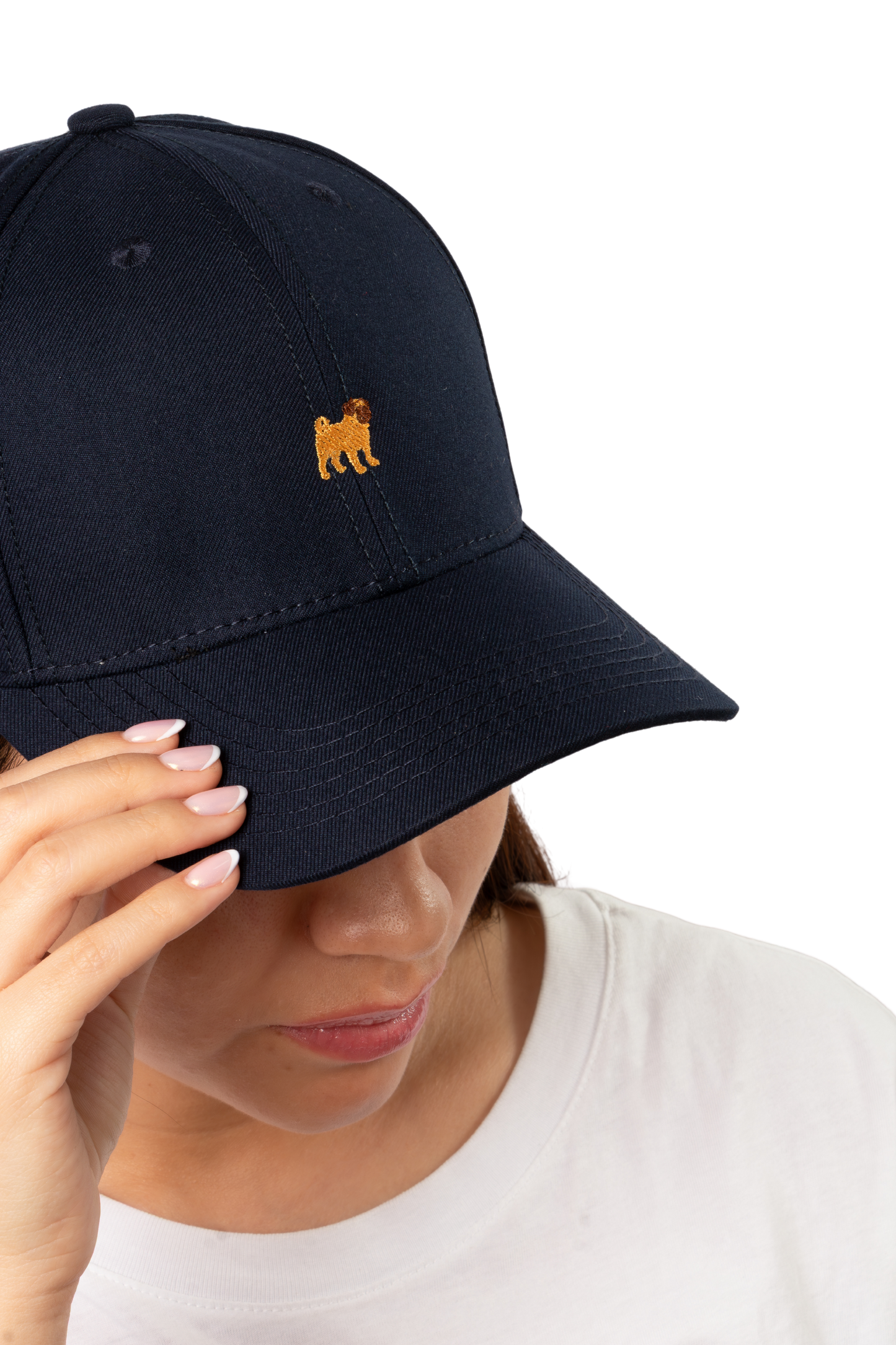 Gorra Pug Azul Bordada | Teil